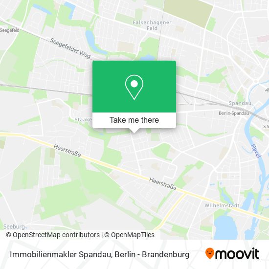 Immobilienmakler Spandau map