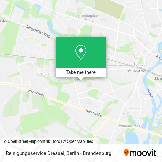 Reinigungsservice Dressel map