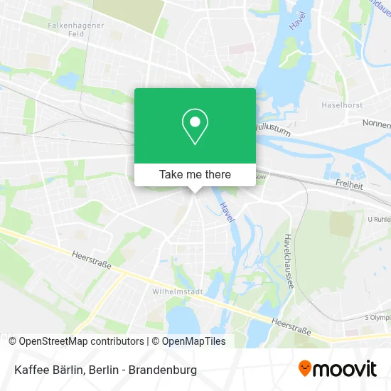 Kaffee Bärlin map