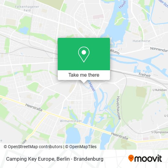 Camping Key Europe map