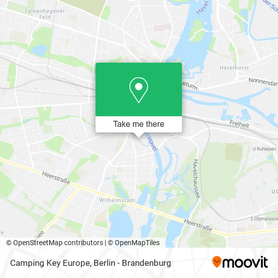 Карта Camping Key Europe