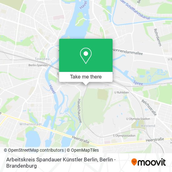 Arbeitskreis Spandauer Künstler Berlin map