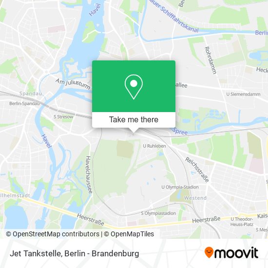 Карта Jet Tankstelle