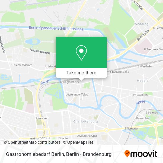 Gastronomiebedarf Berlin map