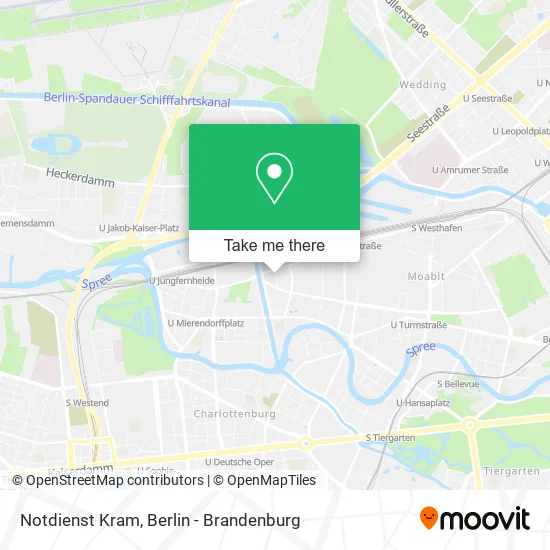 Notdienst Kram map