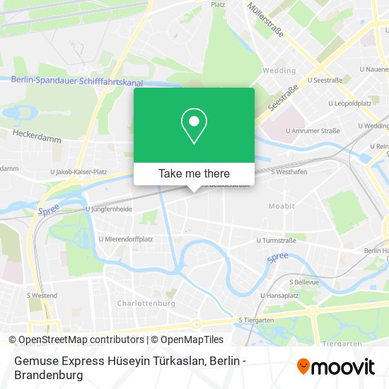 Gemuse Express Hüseyin Türkaslan map