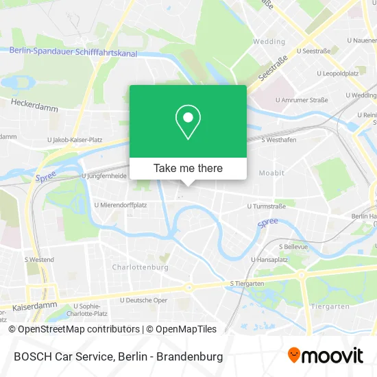 BOSCH Car Service map
