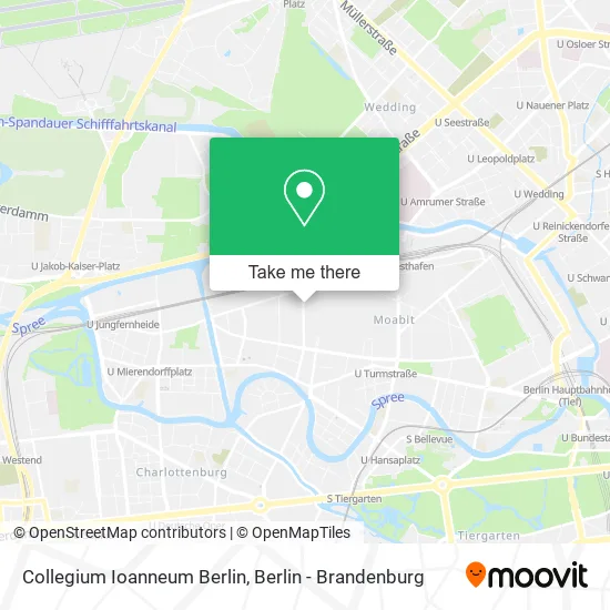 Карта Collegium Ioanneum Berlin