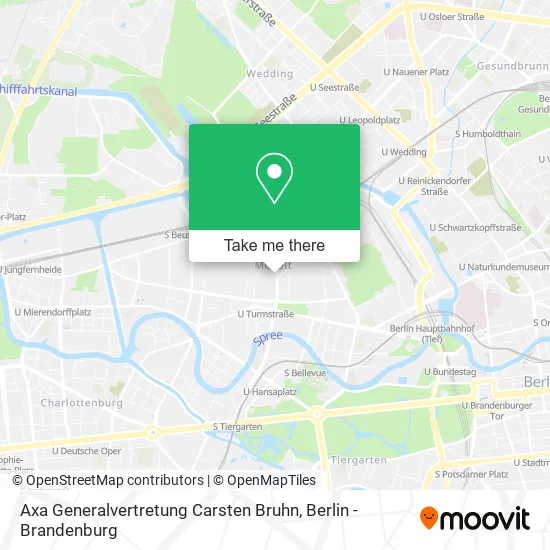 Карта Axa Generalvertretung Carsten Bruhn