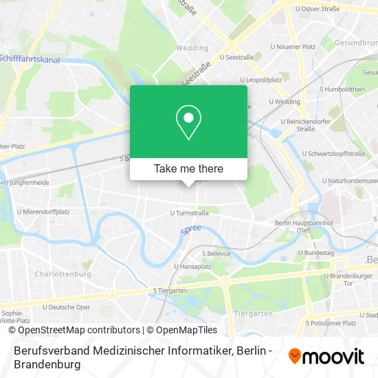 Карта Berufsverband Medizinischer Informatiker