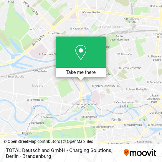 TOTAL Deutschland GmbH - Charging Solutions map