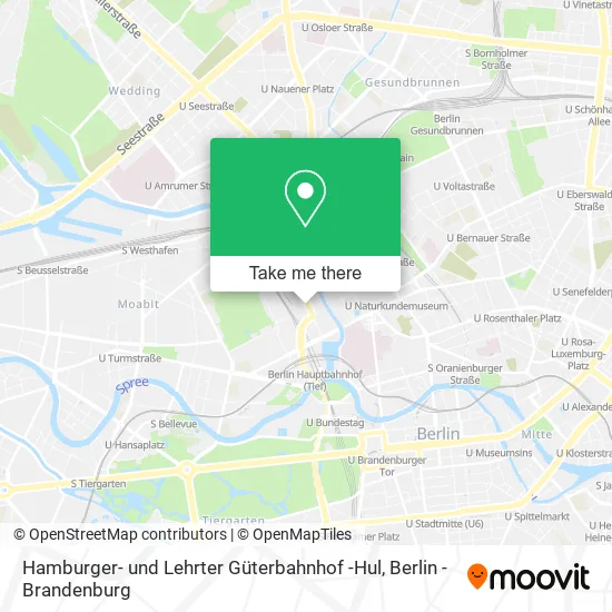 Карта Hamburger- und Lehrter Güterbahnhof -Hul