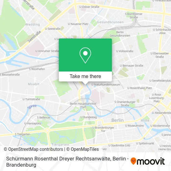 Карта Schürmann Rosenthal Dreyer Rechtsanwälte