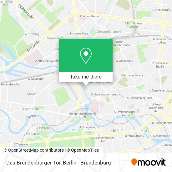 Das Brandenburger Tor map