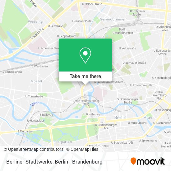Berliner Stadtwerke map