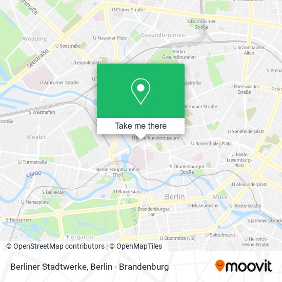 Berliner Stadtwerke map