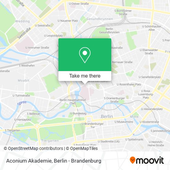 Aconium Akademie map