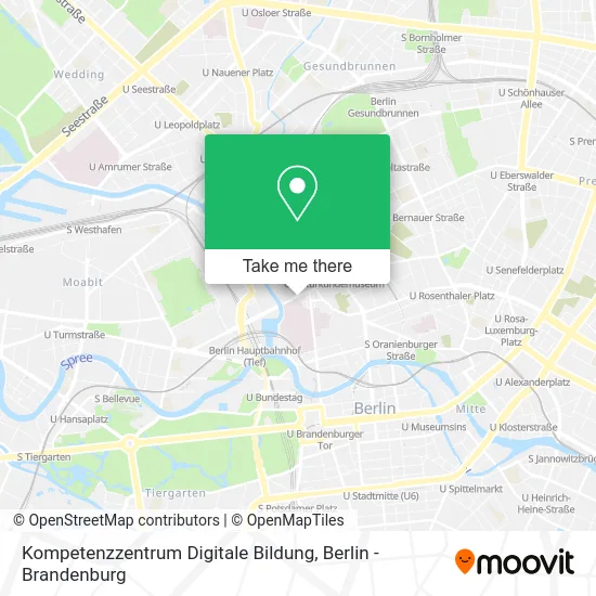 Карта Kompetenzzentrum Digitale Bildung