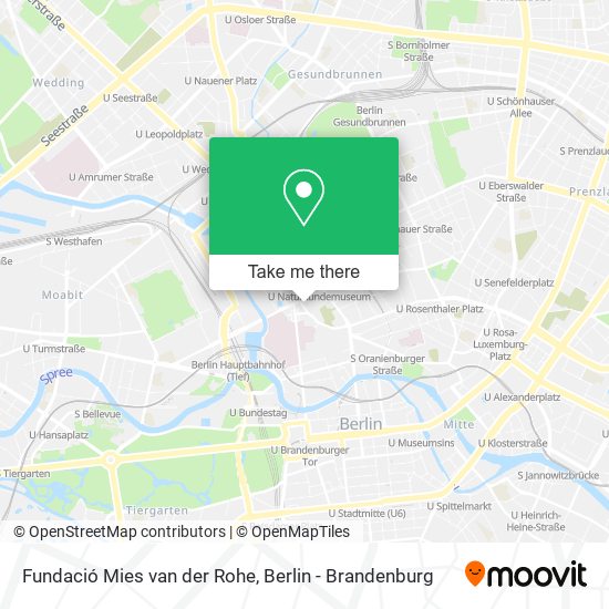 Fundació Mies van der Rohe map