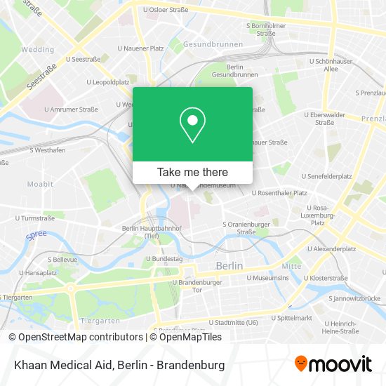 Khaan Medical Aid map