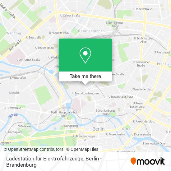 Карта Ladestation für Elektrofahrzeuge