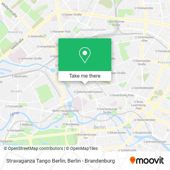 Stravaganza Tango Berlin map