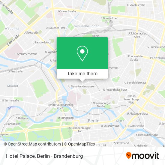 Hotel Palace map