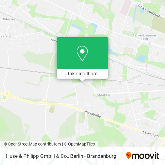 Huse & Philipp GmbH & Co. map