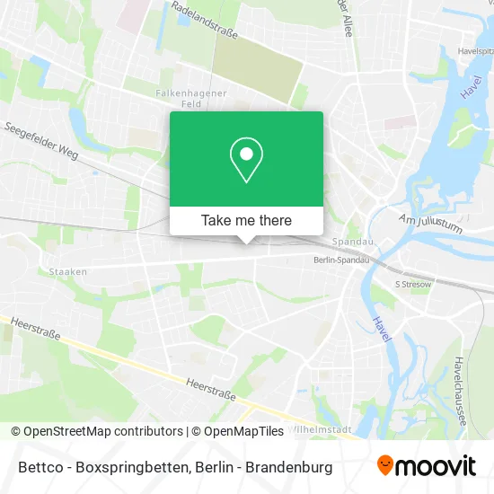 Bettco - Boxspringbetten map