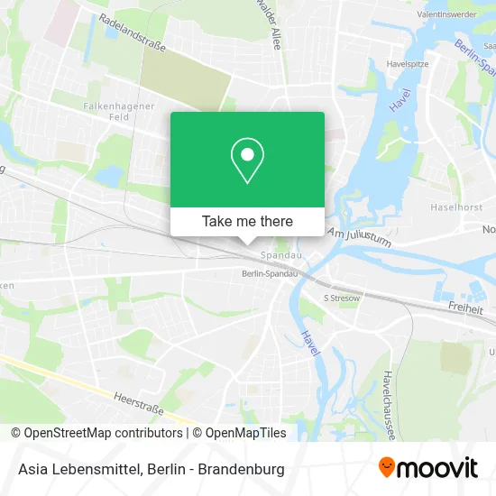 Asia Lebensmittel map