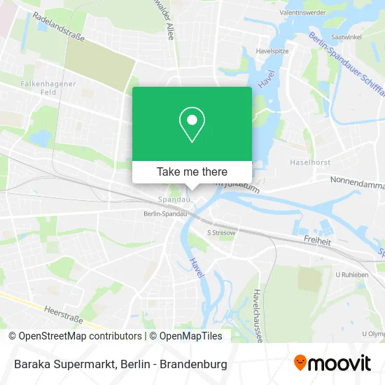 Baraka Supermarkt map