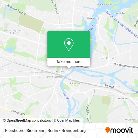 Fleishcerei Siedmann map