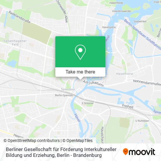 Berliner Gesellschaft für Förderung Interkultureller Bildung und Erziehung map