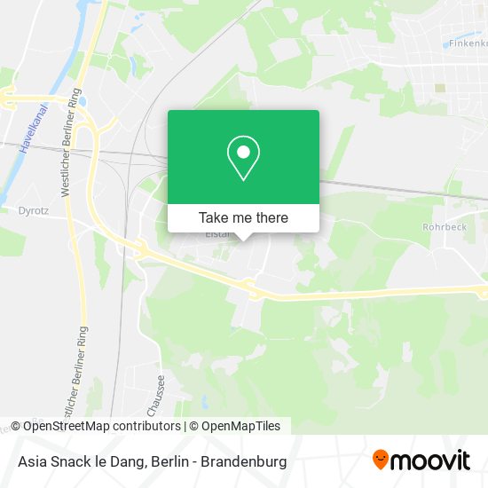 Asia Snack le Dang map