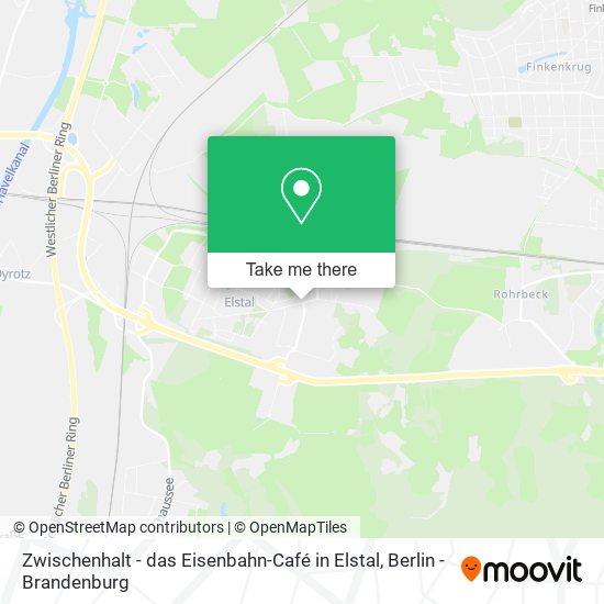 Zwischenhalt - das Eisenbahn-Café in Elstal map