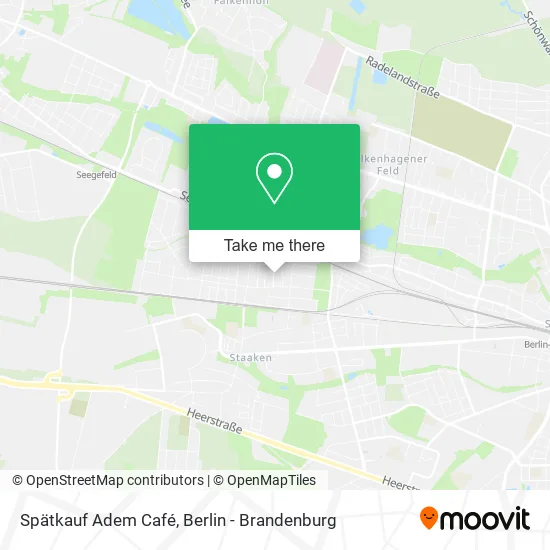Карта Spätkauf Adem Café