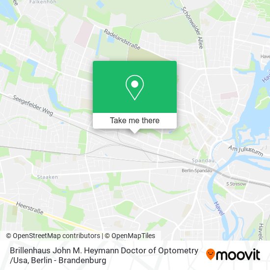 Brillenhaus John M. Heymann Doctor of Optometry /Usa map