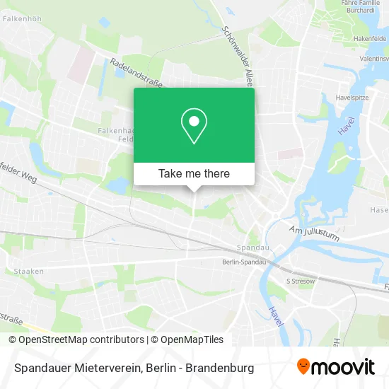 Карта Spandauer Mieterverein