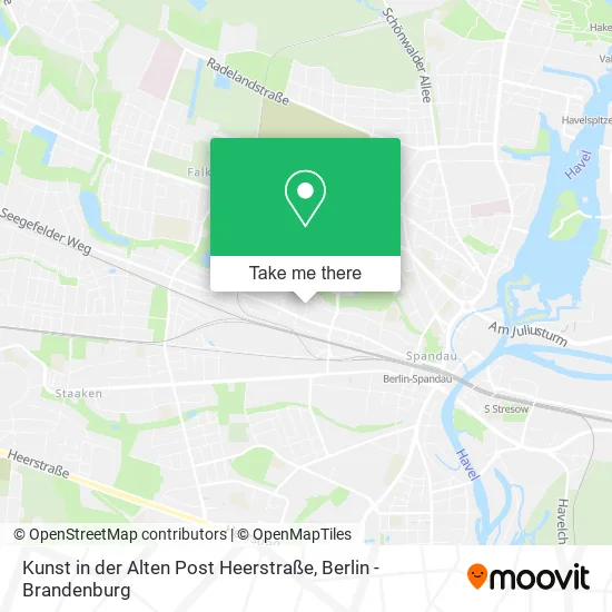 Карта Kunst in der Alten Post Heerstraße