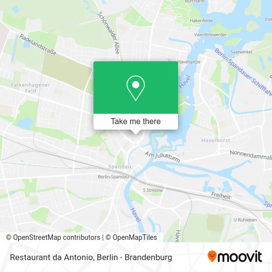 Restaurant da Antonio map