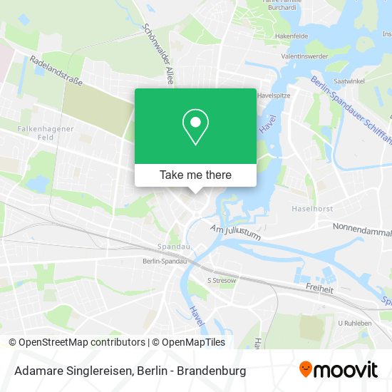 Adamare Singlereisen map