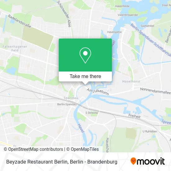 Beyzade Restaurant Berlin map
