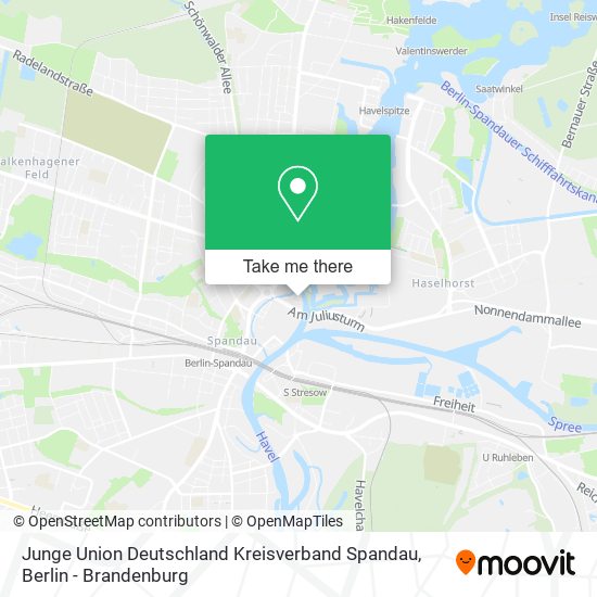 Junge Union Deutschland Kreisverband Spandau map