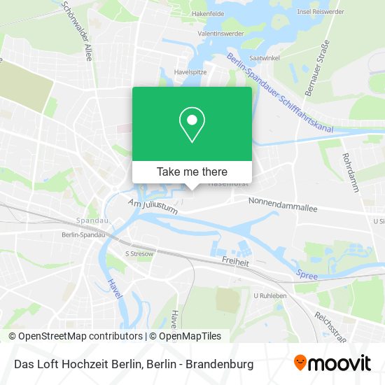 Das Loft Hochzeit Berlin map