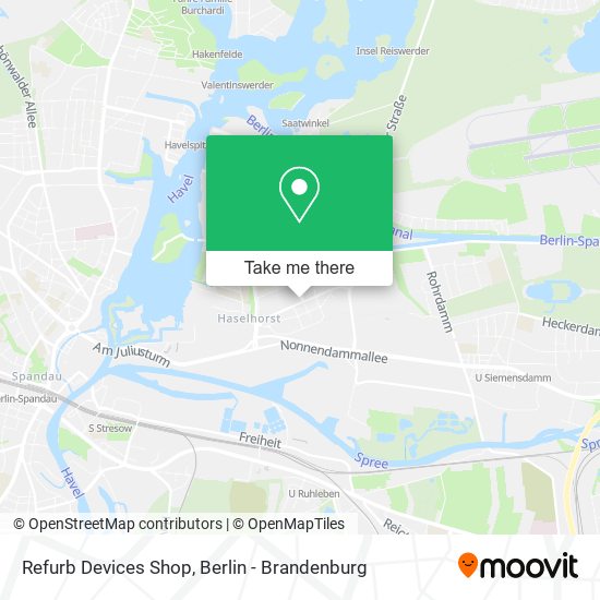 Refurb Devices Shop map