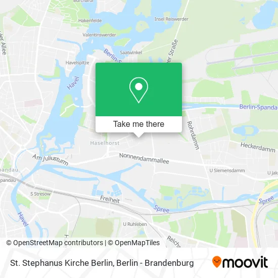 St. Stephanus Kirche Berlin map