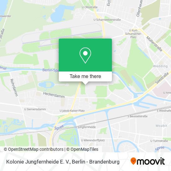 Kolonie Jungfernheide E. V. map