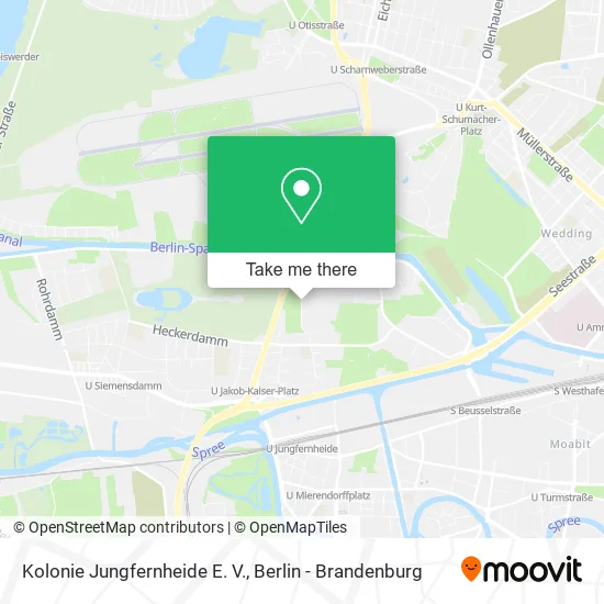 Карта Kolonie Jungfernheide E. V.