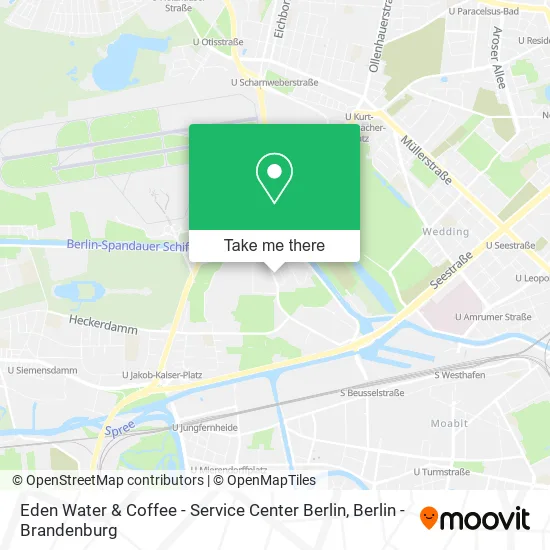 Eden Water & Coffee - Service Center Berlin map