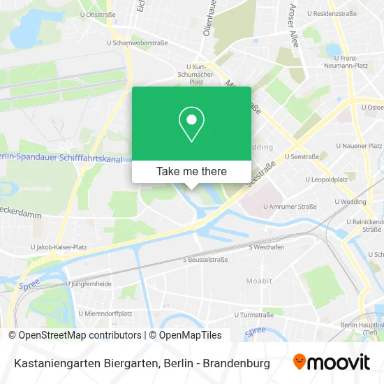 Kastaniengarten Biergarten map